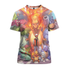 Pokemon Charizard 3D Summer Fashion Pikachu Cartoon T-shirt Anime Pokémon Hip-Hop Casual Children Short Sleeves Boys And Girls 3D T Shirt